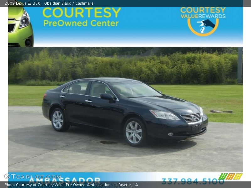 Obsidian Black / Cashmere 2009 Lexus ES 350
