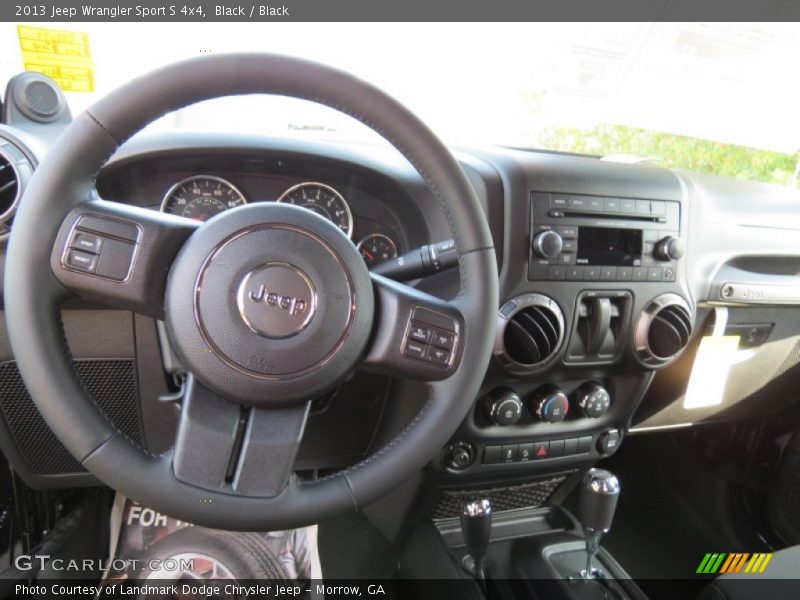 Black / Black 2013 Jeep Wrangler Sport S 4x4