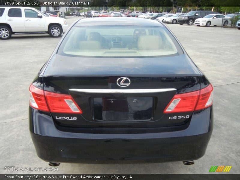 Obsidian Black / Cashmere 2009 Lexus ES 350