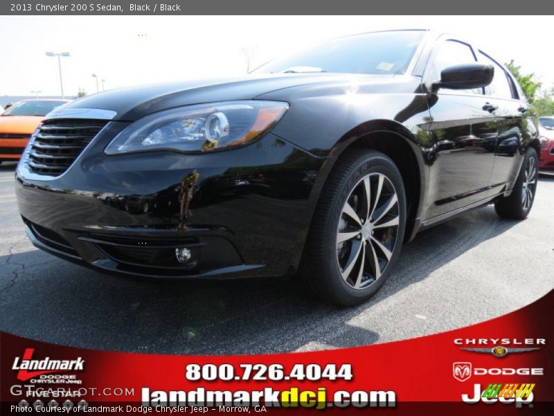Black / Black 2013 Chrysler 200 S Sedan