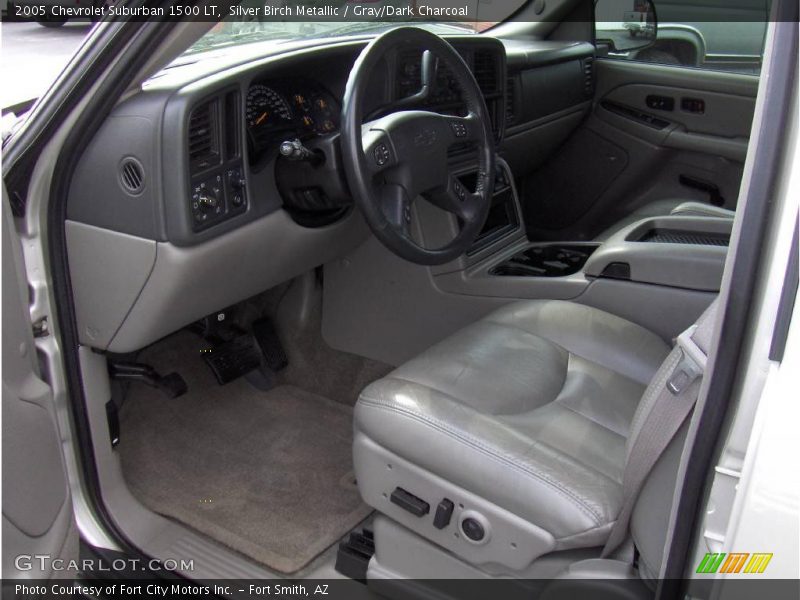 Silver Birch Metallic / Gray/Dark Charcoal 2005 Chevrolet Suburban 1500 LT