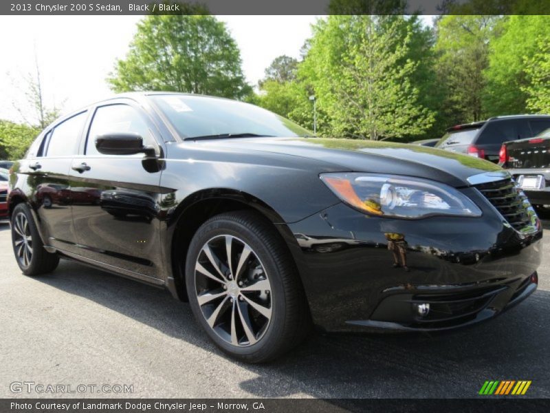 Black / Black 2013 Chrysler 200 S Sedan