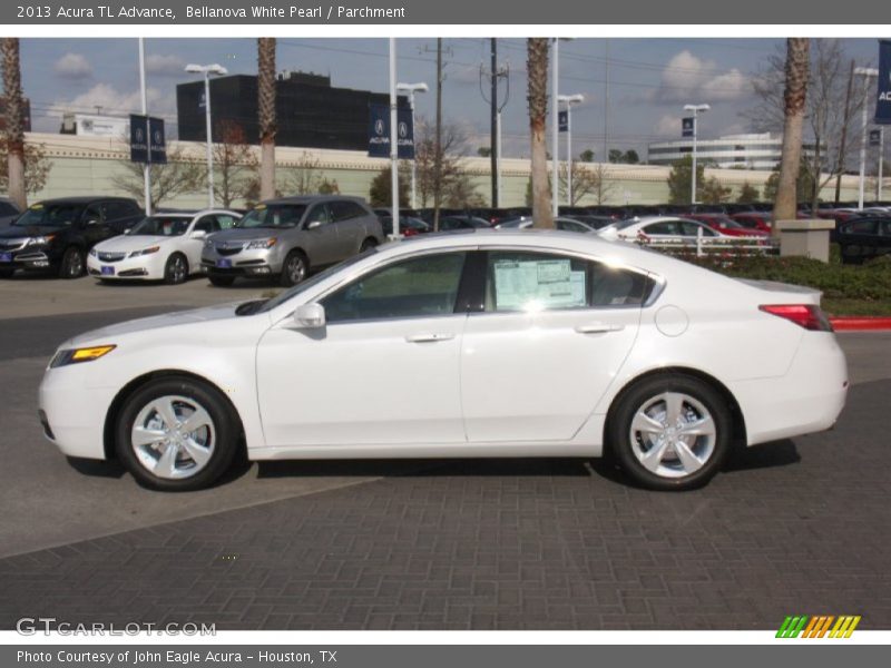 Bellanova White Pearl / Parchment 2013 Acura TL Advance