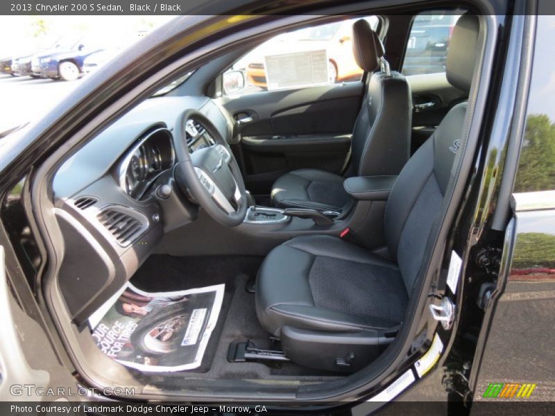 Black / Black 2013 Chrysler 200 S Sedan