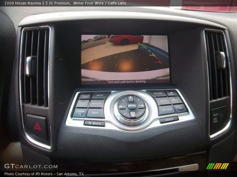Winter Frost White / Caffe Latte 2009 Nissan Maxima 3.5 SV Premium