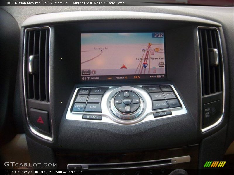 Winter Frost White / Caffe Latte 2009 Nissan Maxima 3.5 SV Premium