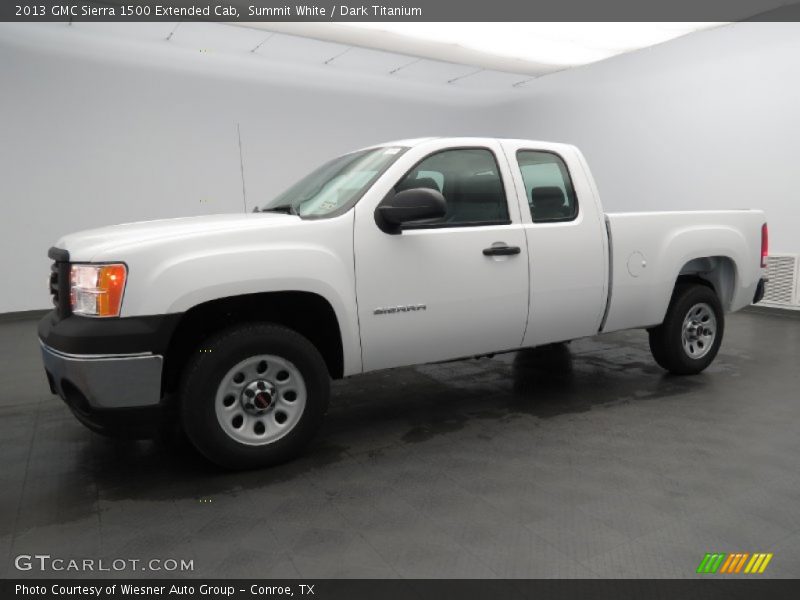 Summit White / Dark Titanium 2013 GMC Sierra 1500 Extended Cab