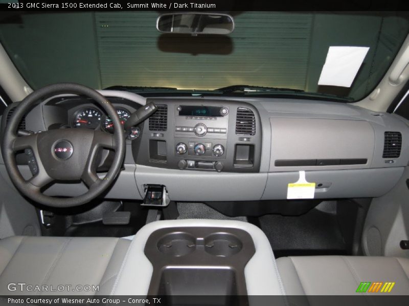 Summit White / Dark Titanium 2013 GMC Sierra 1500 Extended Cab