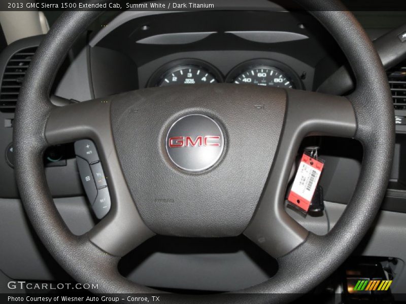 Summit White / Dark Titanium 2013 GMC Sierra 1500 Extended Cab