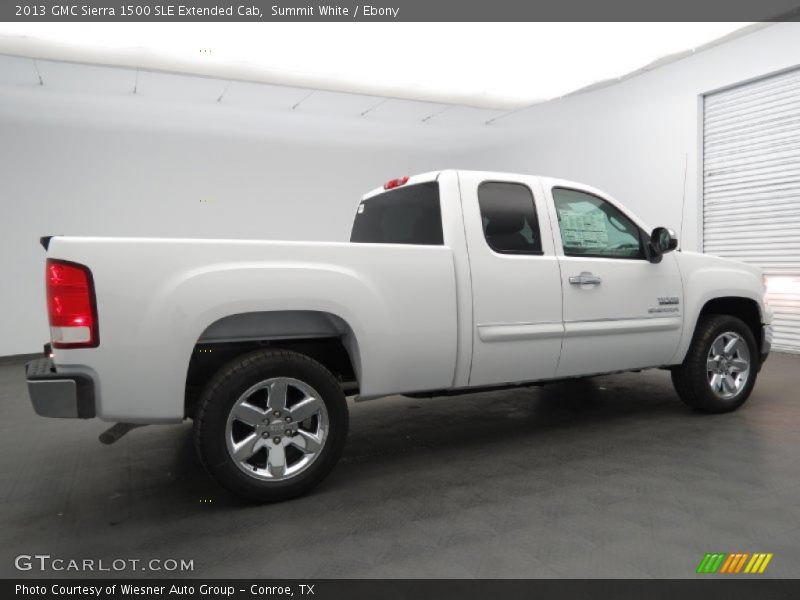 Summit White / Ebony 2013 GMC Sierra 1500 SLE Extended Cab