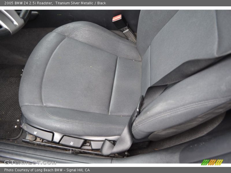 Titanium Silver Metallic / Black 2005 BMW Z4 2.5i Roadster