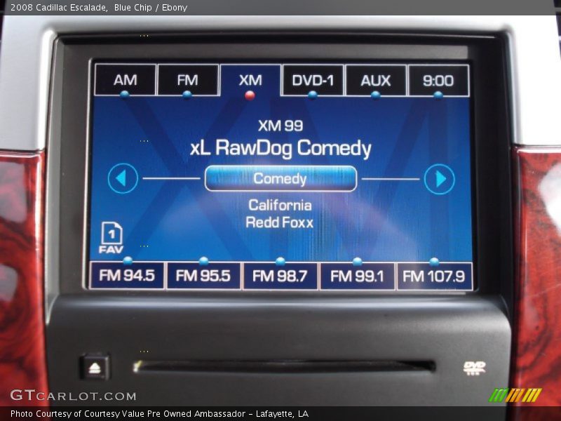 Blue Chip / Ebony 2008 Cadillac Escalade