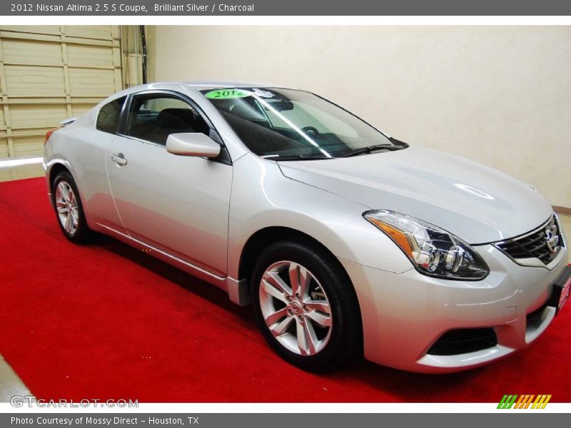 Brilliant Silver / Charcoal 2012 Nissan Altima 2.5 S Coupe