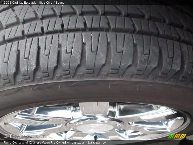 Blue Chip / Ebony 2008 Cadillac Escalade