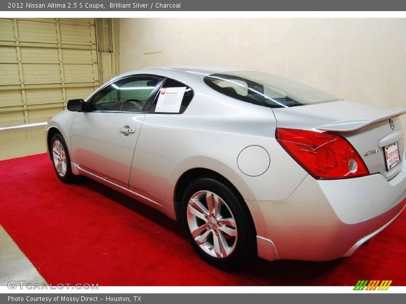 Brilliant Silver / Charcoal 2012 Nissan Altima 2.5 S Coupe