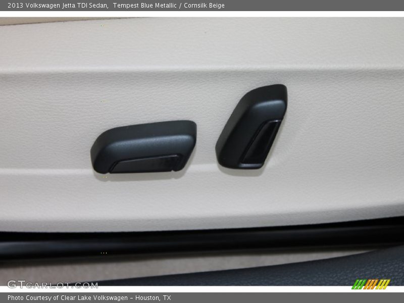 Tempest Blue Metallic / Cornsilk Beige 2013 Volkswagen Jetta TDI Sedan