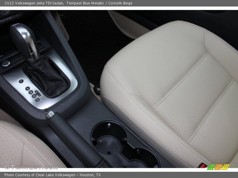 Tempest Blue Metallic / Cornsilk Beige 2013 Volkswagen Jetta TDI Sedan