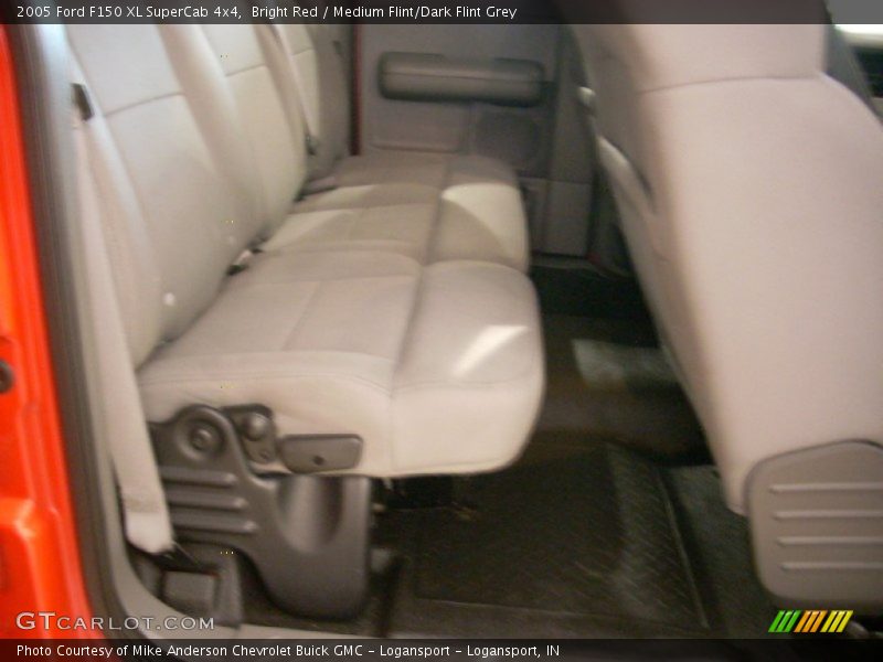 Bright Red / Medium Flint/Dark Flint Grey 2005 Ford F150 XL SuperCab 4x4