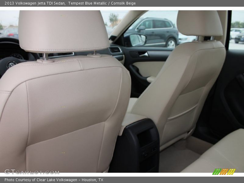 Tempest Blue Metallic / Cornsilk Beige 2013 Volkswagen Jetta TDI Sedan