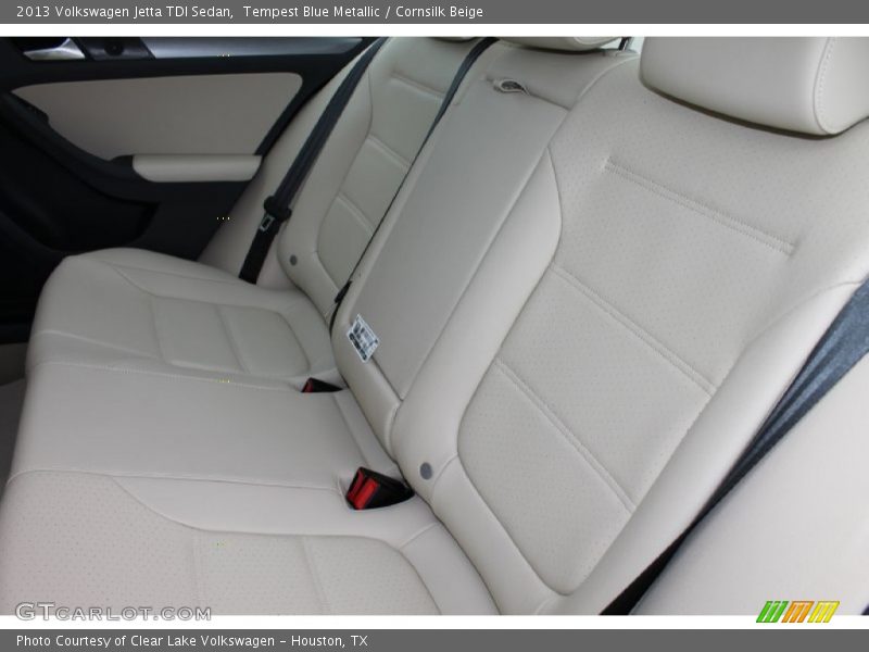 Tempest Blue Metallic / Cornsilk Beige 2013 Volkswagen Jetta TDI Sedan