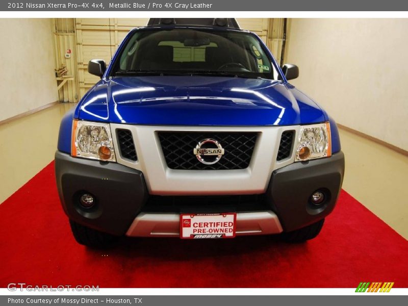 Metallic Blue / Pro 4X Gray Leather 2012 Nissan Xterra Pro-4X 4x4