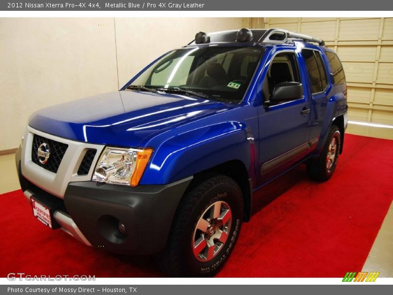 Metallic Blue / Pro 4X Gray Leather 2012 Nissan Xterra Pro-4X 4x4