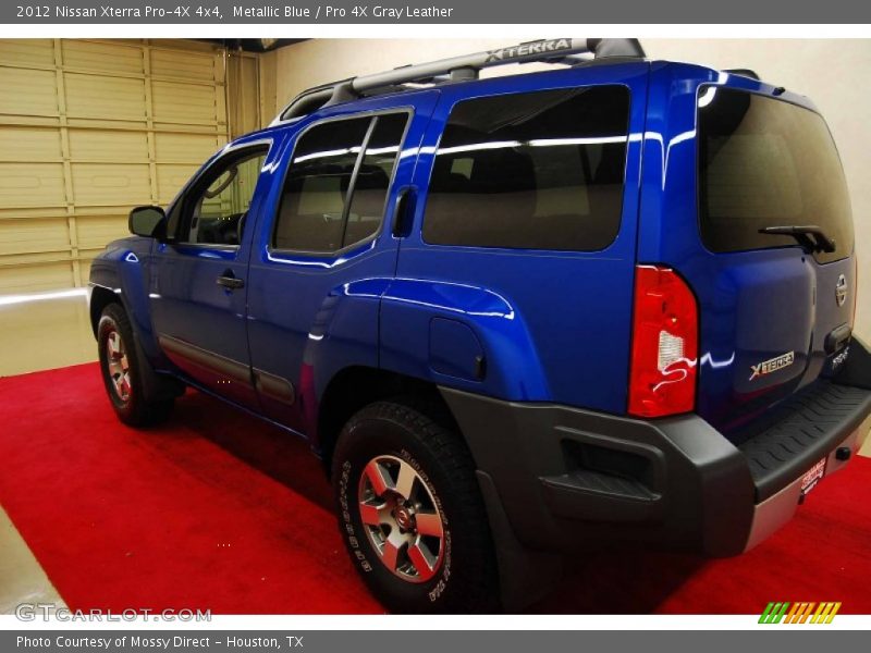 Metallic Blue / Pro 4X Gray Leather 2012 Nissan Xterra Pro-4X 4x4
