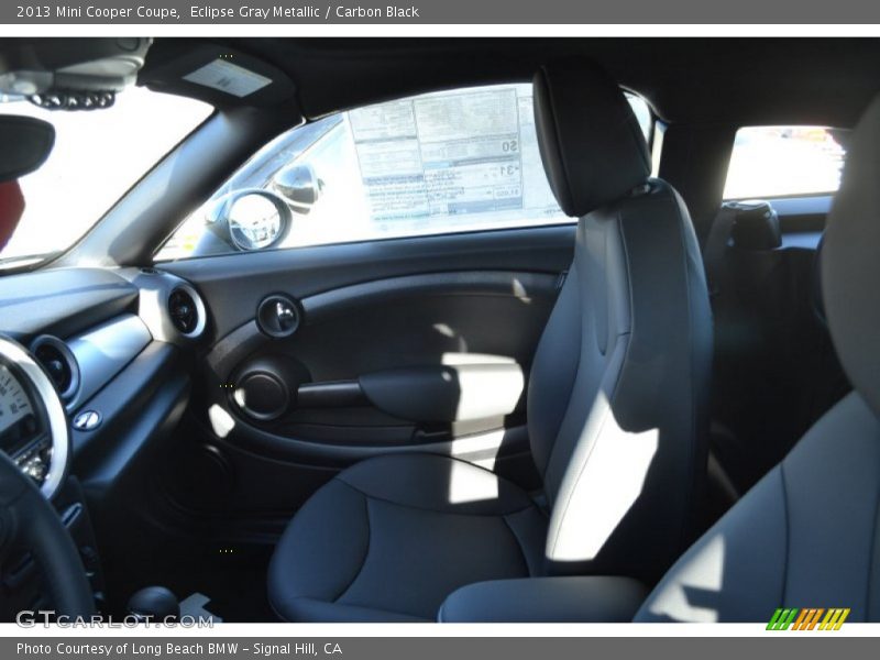 Eclipse Gray Metallic / Carbon Black 2013 Mini Cooper Coupe