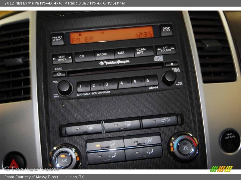 Metallic Blue / Pro 4X Gray Leather 2012 Nissan Xterra Pro-4X 4x4