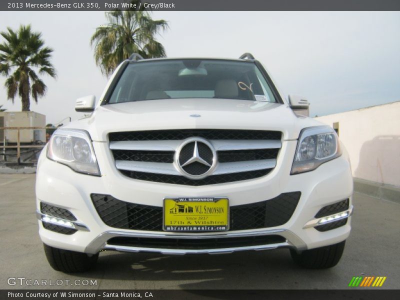 Polar White / Grey/Black 2013 Mercedes-Benz GLK 350