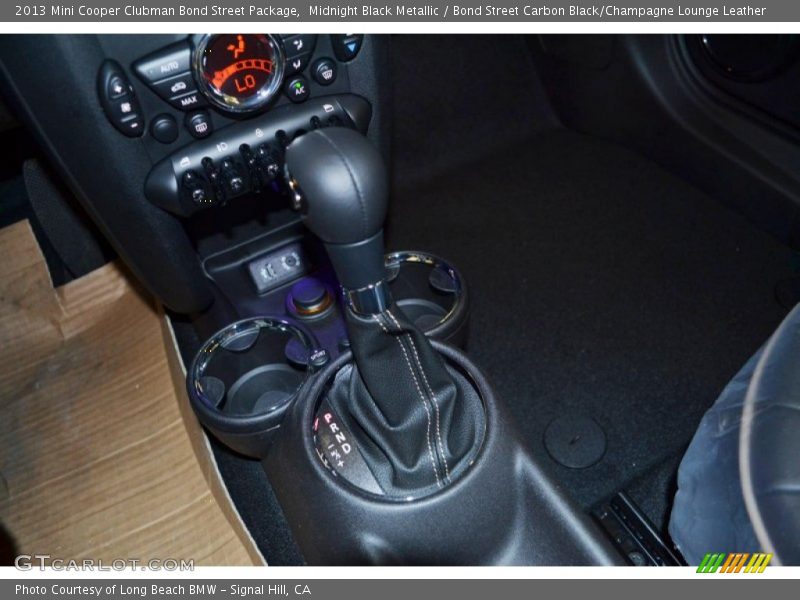 Midnight Black Metallic / Bond Street Carbon Black/Champagne Lounge Leather 2013 Mini Cooper Clubman Bond Street Package