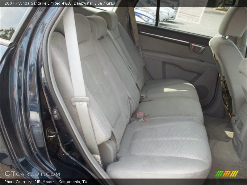 Deepwater Blue / Gray 2007 Hyundai Santa Fe Limited 4WD