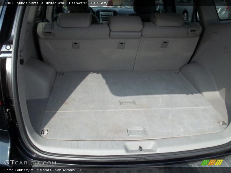 Deepwater Blue / Gray 2007 Hyundai Santa Fe Limited 4WD