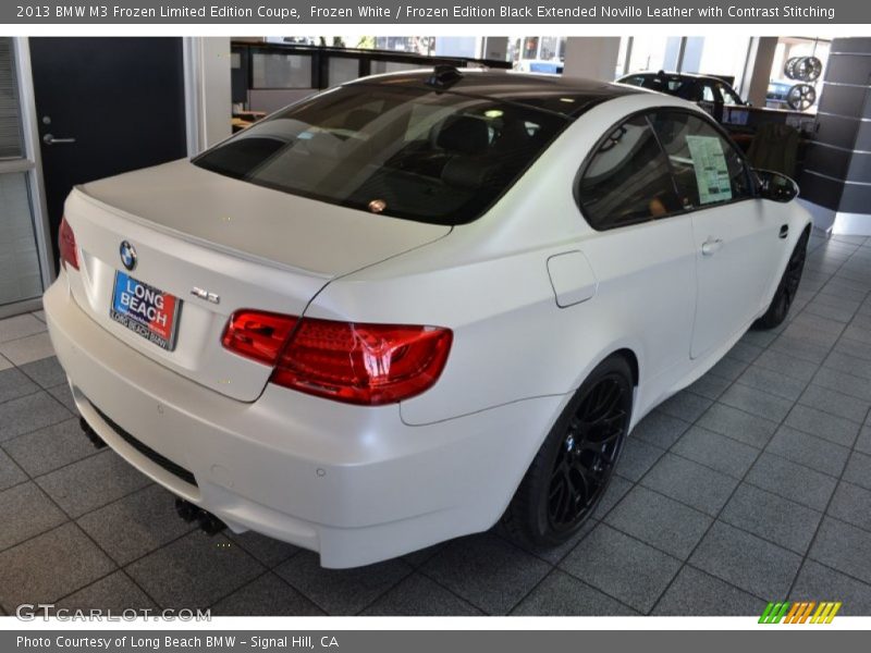 Frozen White / Frozen Edition Black Extended Novillo Leather with Contrast Stitching 2013 BMW M3 Frozen Limited Edition Coupe