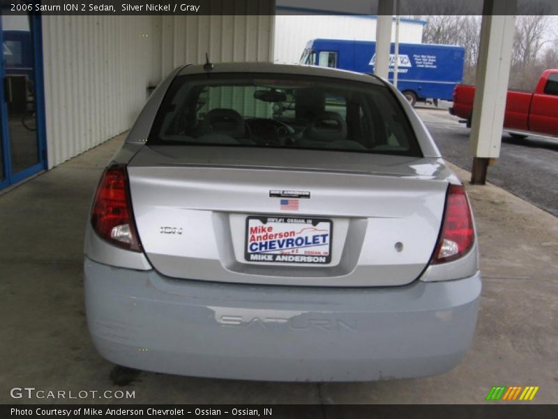 Silver Nickel / Gray 2006 Saturn ION 2 Sedan
