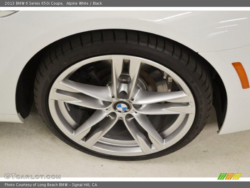 Alpine White / Black 2013 BMW 6 Series 650i Coupe