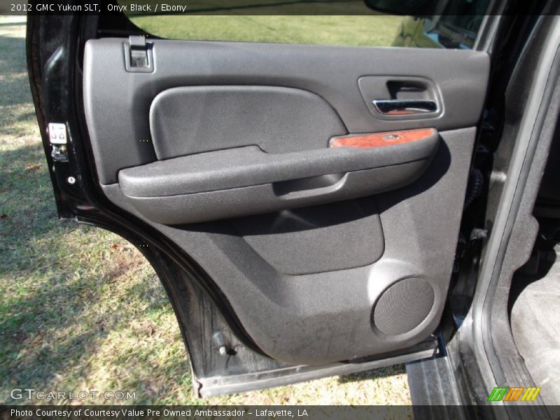 Onyx Black / Ebony 2012 GMC Yukon SLT