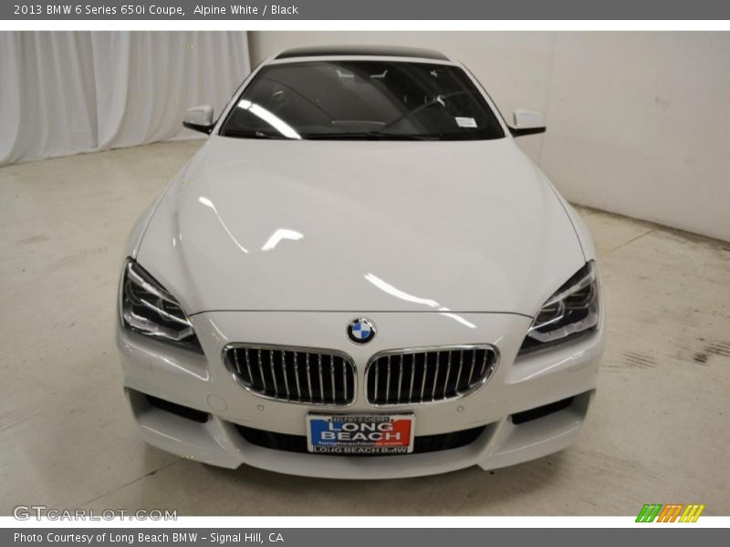 Alpine White / Black 2013 BMW 6 Series 650i Coupe