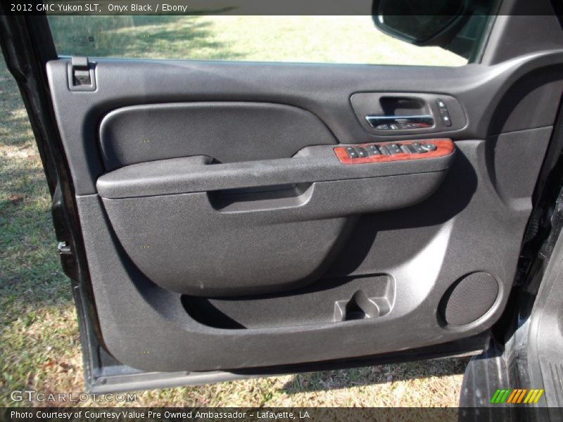 Onyx Black / Ebony 2012 GMC Yukon SLT