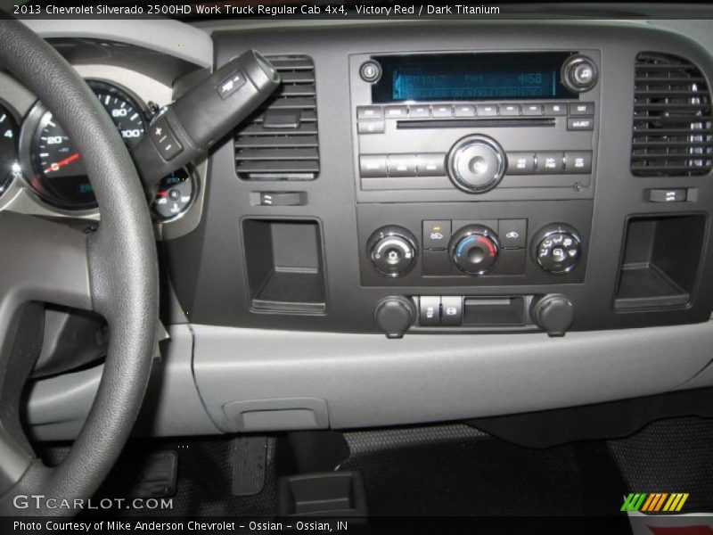 Victory Red / Dark Titanium 2013 Chevrolet Silverado 2500HD Work Truck Regular Cab 4x4