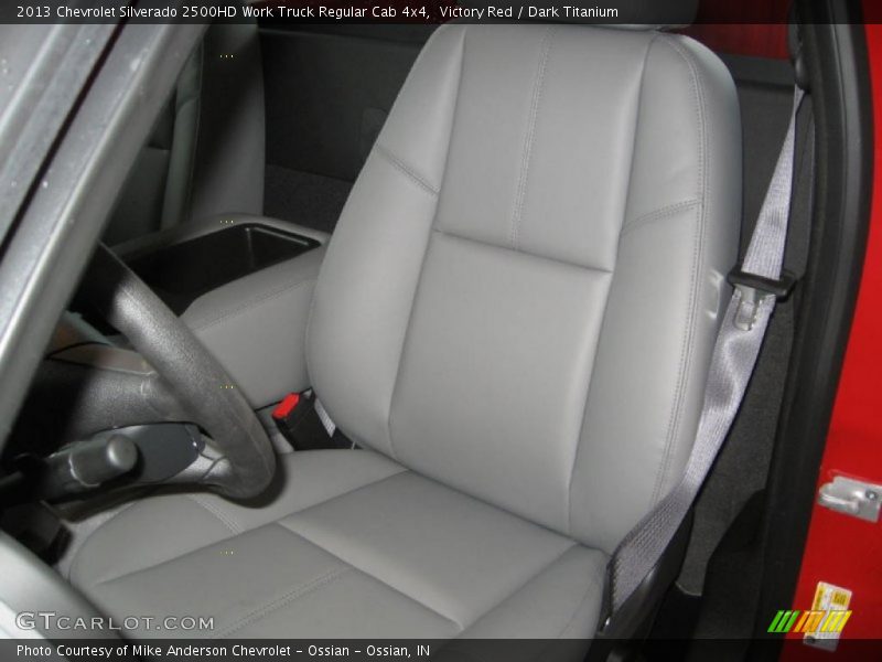 Victory Red / Dark Titanium 2013 Chevrolet Silverado 2500HD Work Truck Regular Cab 4x4
