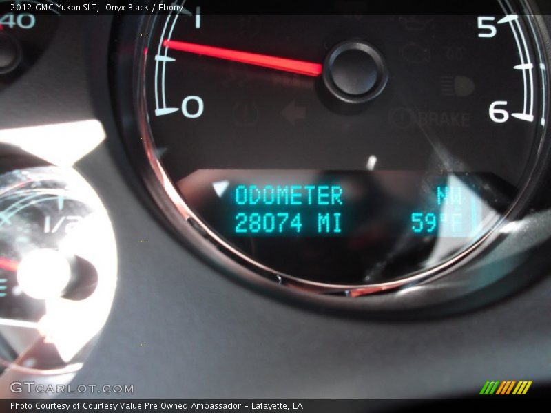 Onyx Black / Ebony 2012 GMC Yukon SLT