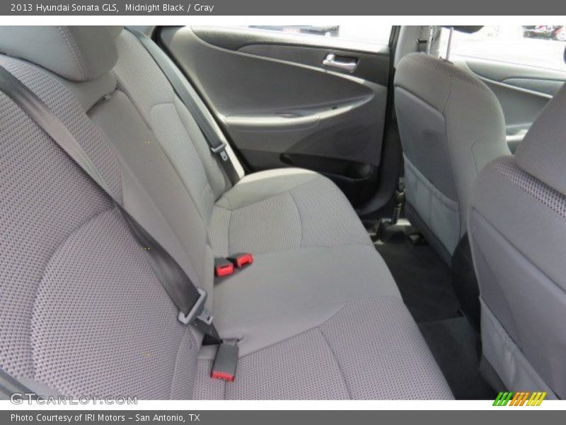 Midnight Black / Gray 2013 Hyundai Sonata GLS