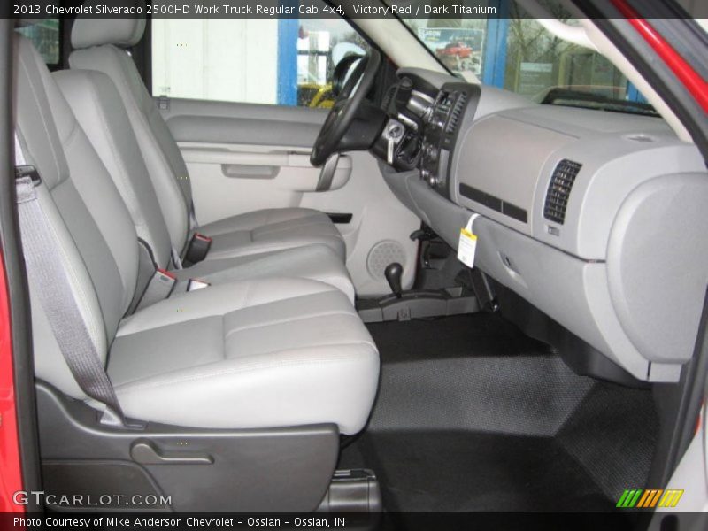 Victory Red / Dark Titanium 2013 Chevrolet Silverado 2500HD Work Truck Regular Cab 4x4