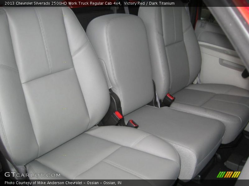 Victory Red / Dark Titanium 2013 Chevrolet Silverado 2500HD Work Truck Regular Cab 4x4