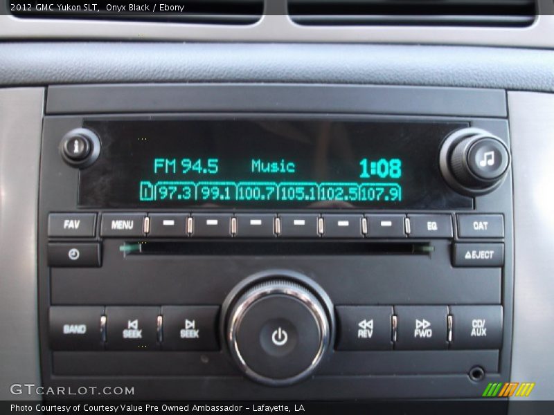 Onyx Black / Ebony 2012 GMC Yukon SLT