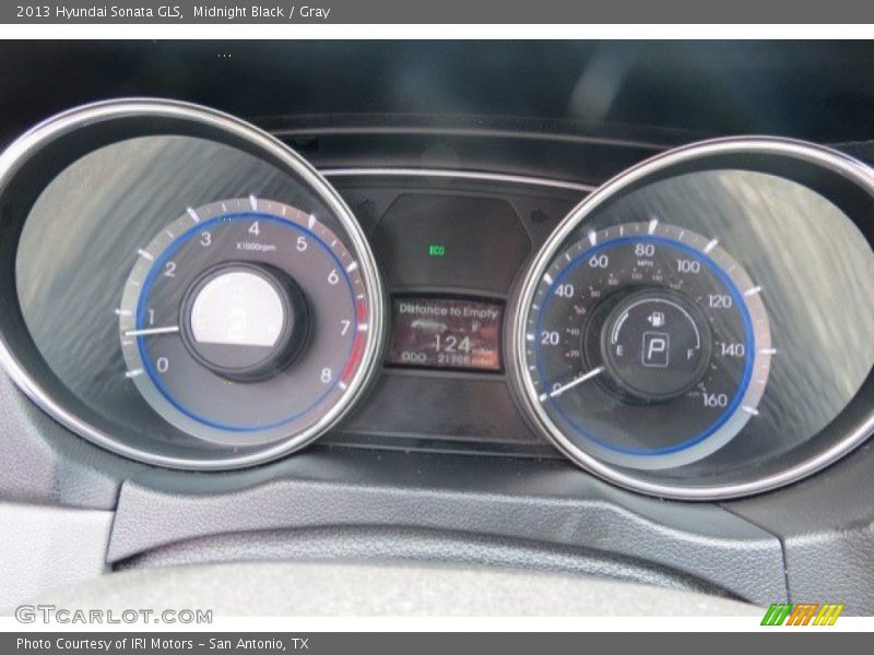 Midnight Black / Gray 2013 Hyundai Sonata GLS