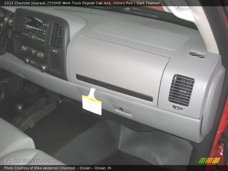 Victory Red / Dark Titanium 2013 Chevrolet Silverado 2500HD Work Truck Regular Cab 4x4