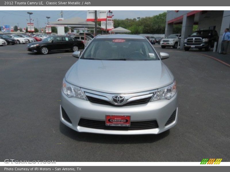 Classic Silver Metallic / Ash 2012 Toyota Camry LE