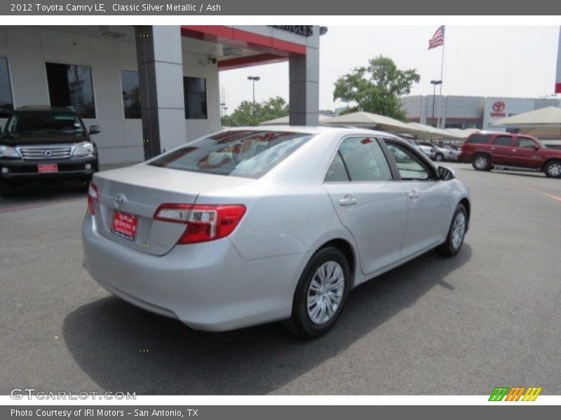 Classic Silver Metallic / Ash 2012 Toyota Camry LE